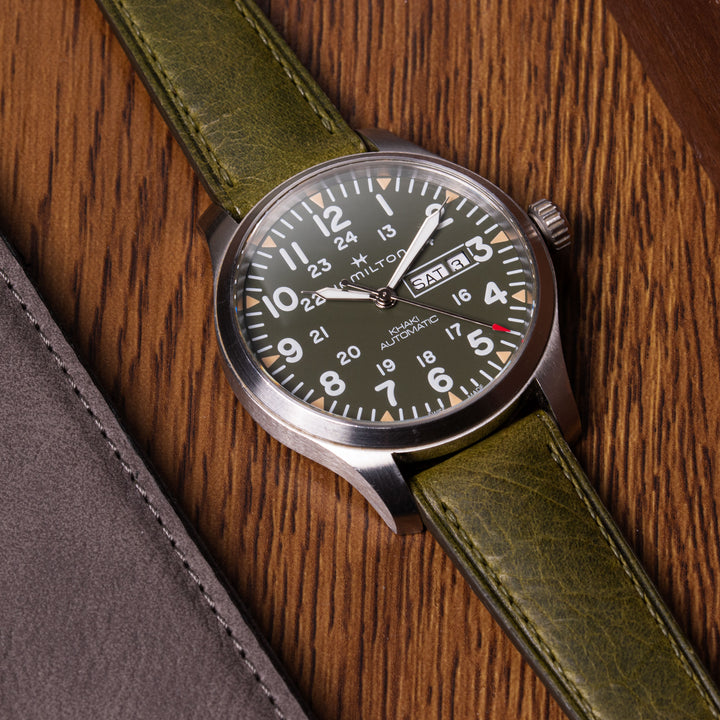 WAXED UP SLIM | OLIVE GREEN | OPTO WATCH CO