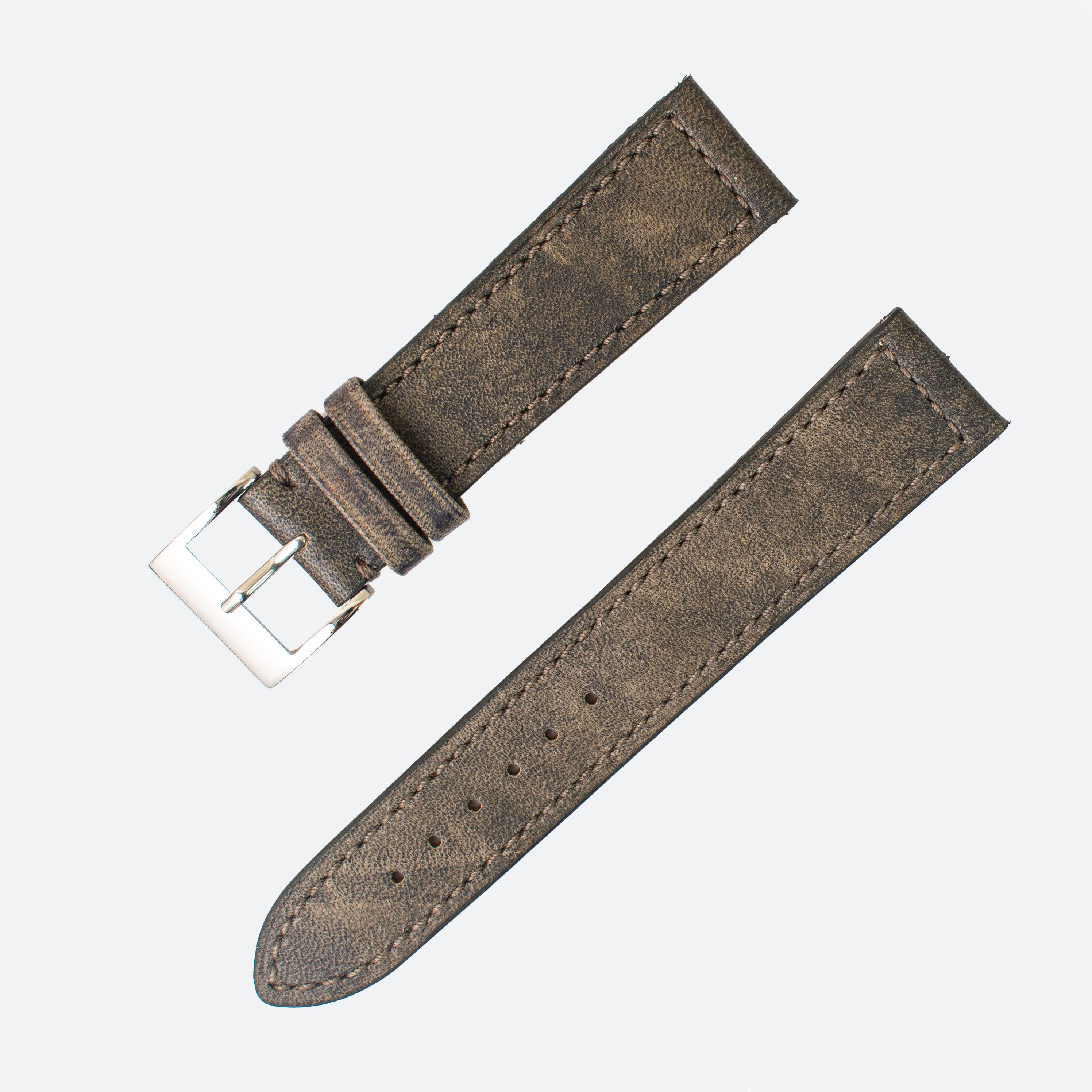 Patina Platinum Watch Strap Patina Leather Watch Strap OPTO