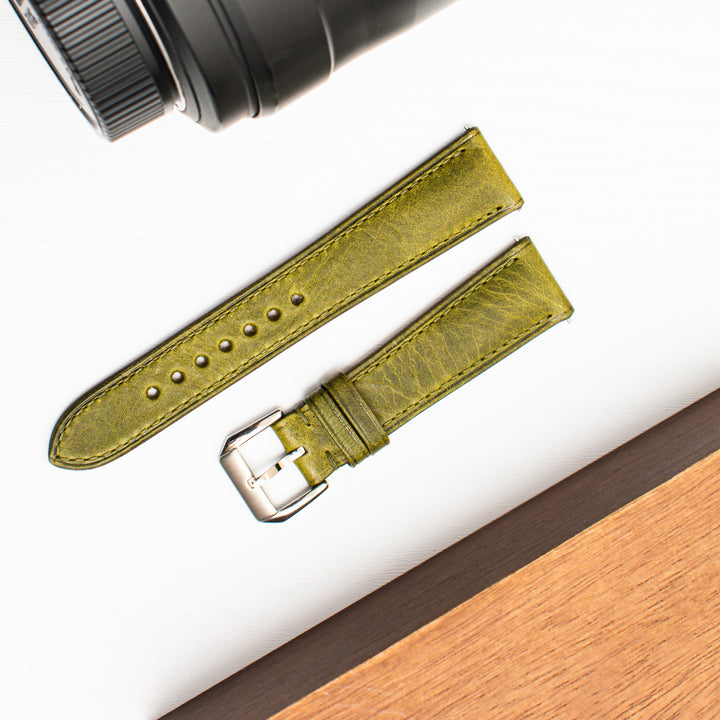 WAXED UP SLIM | OLIVE GREEN | OPTO WATCH CO