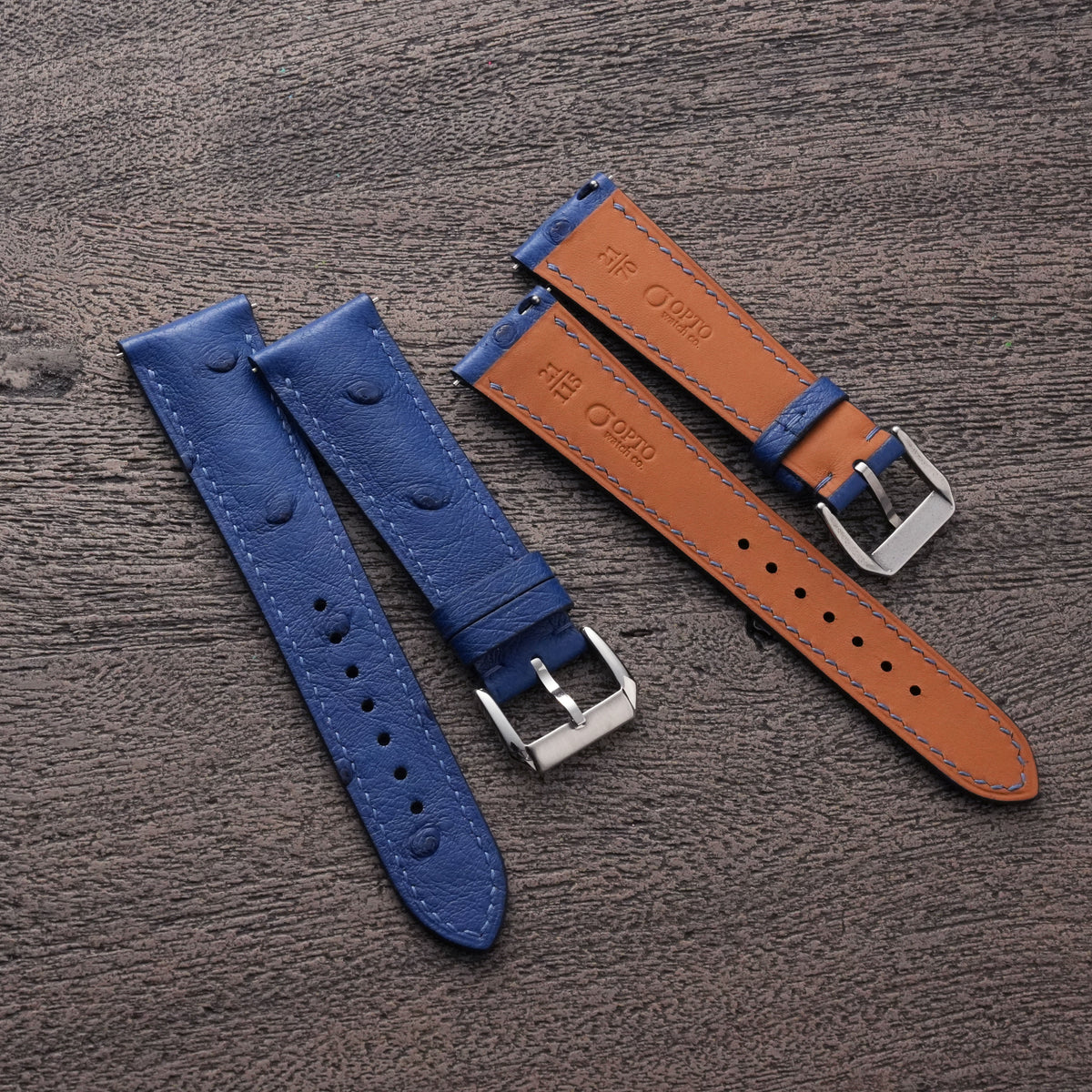 OSTRICH BELLY WATCH STRAPS | OPTO WATCH CO.