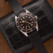 SAFFIANO STITCHLESS | BLACK