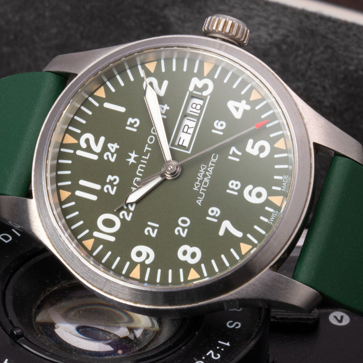 OWC CUSTOMIZABLE SIZE FKM STRAP 2.0 | DARK GREEN
