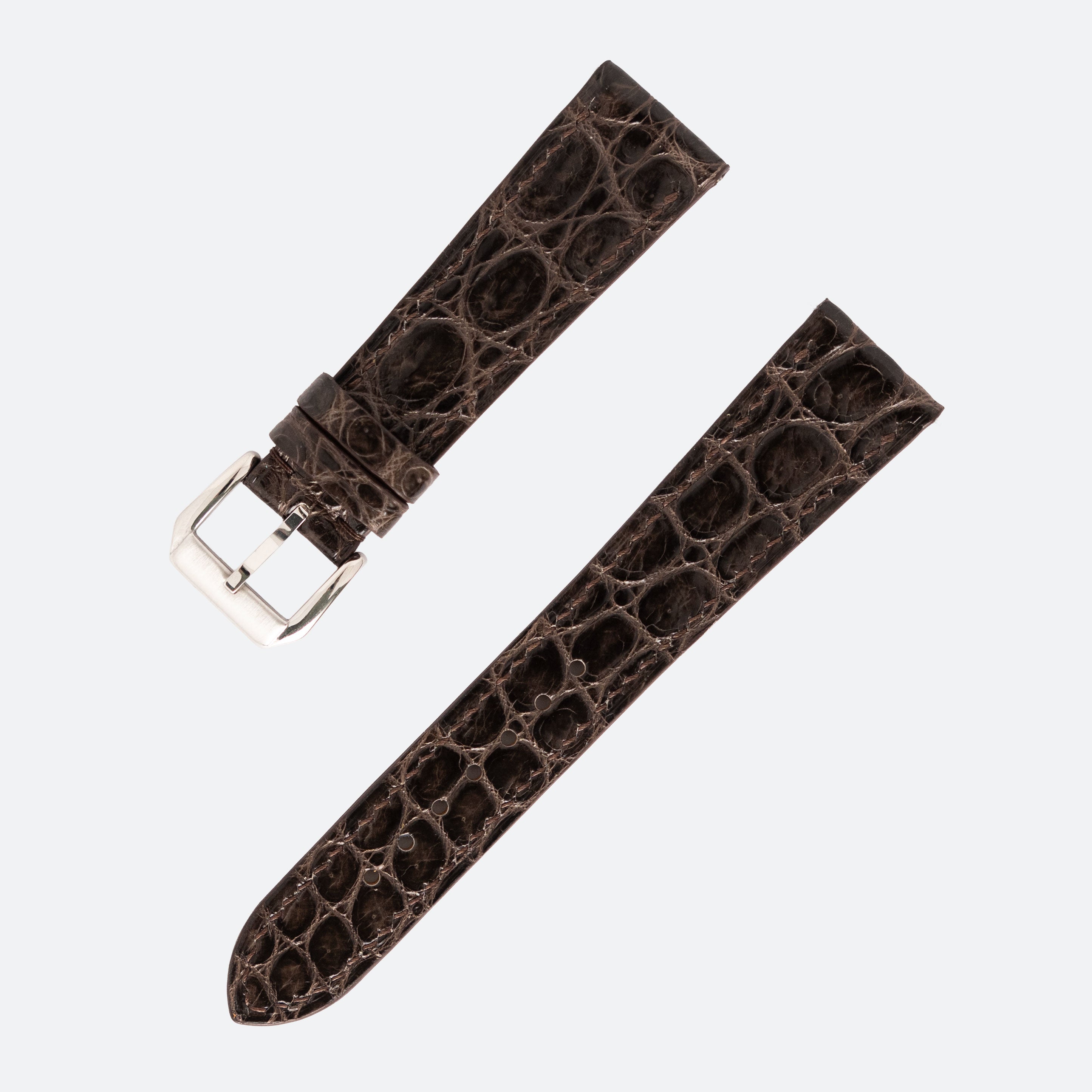 ALLIGATOR FLANKS | GLOSSY BROWN