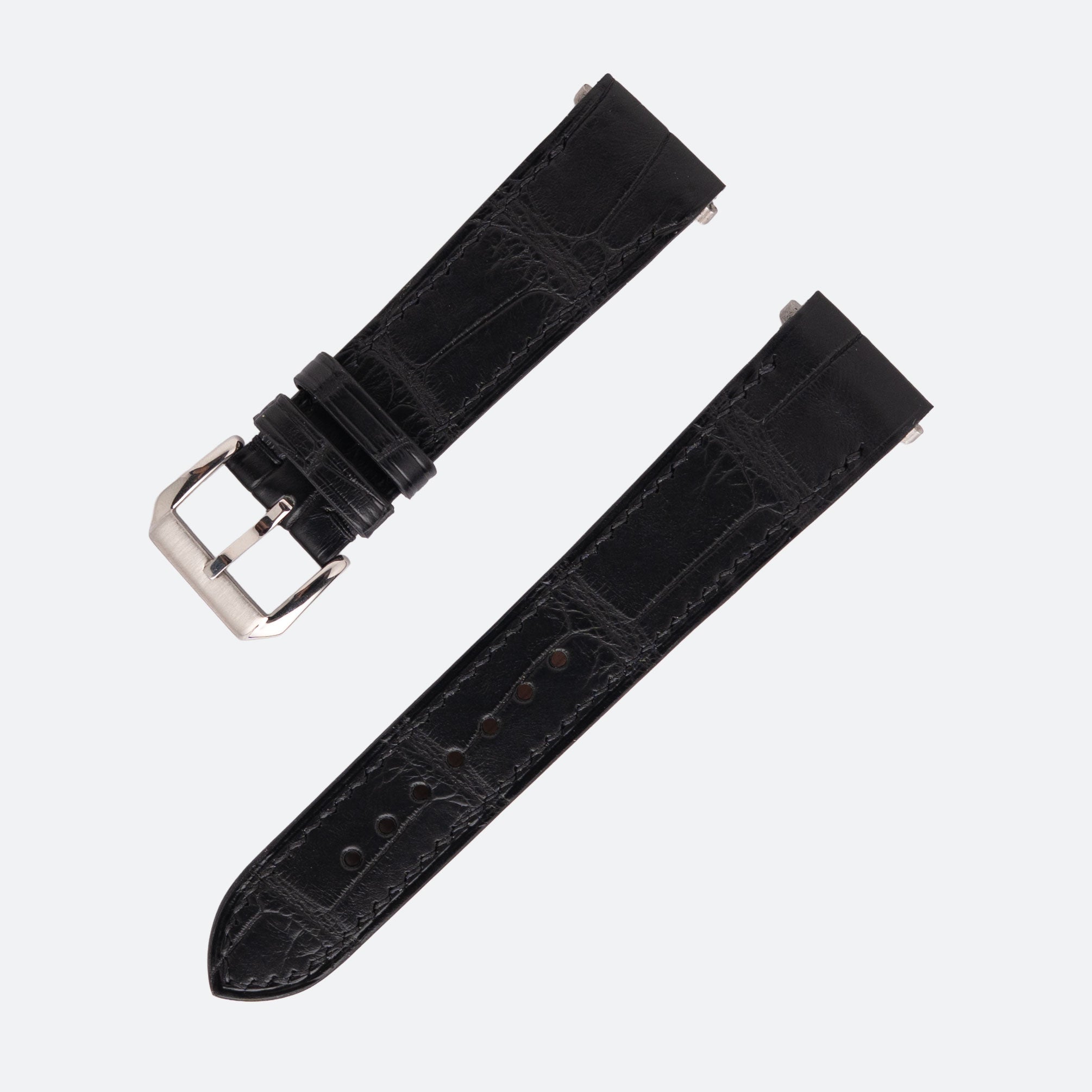 ALLIGATOR | CARTIER SANTOS LARGE | BLACK