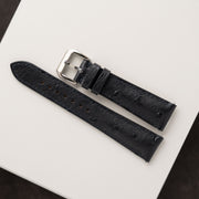OSTRICH BELLY | BLACK