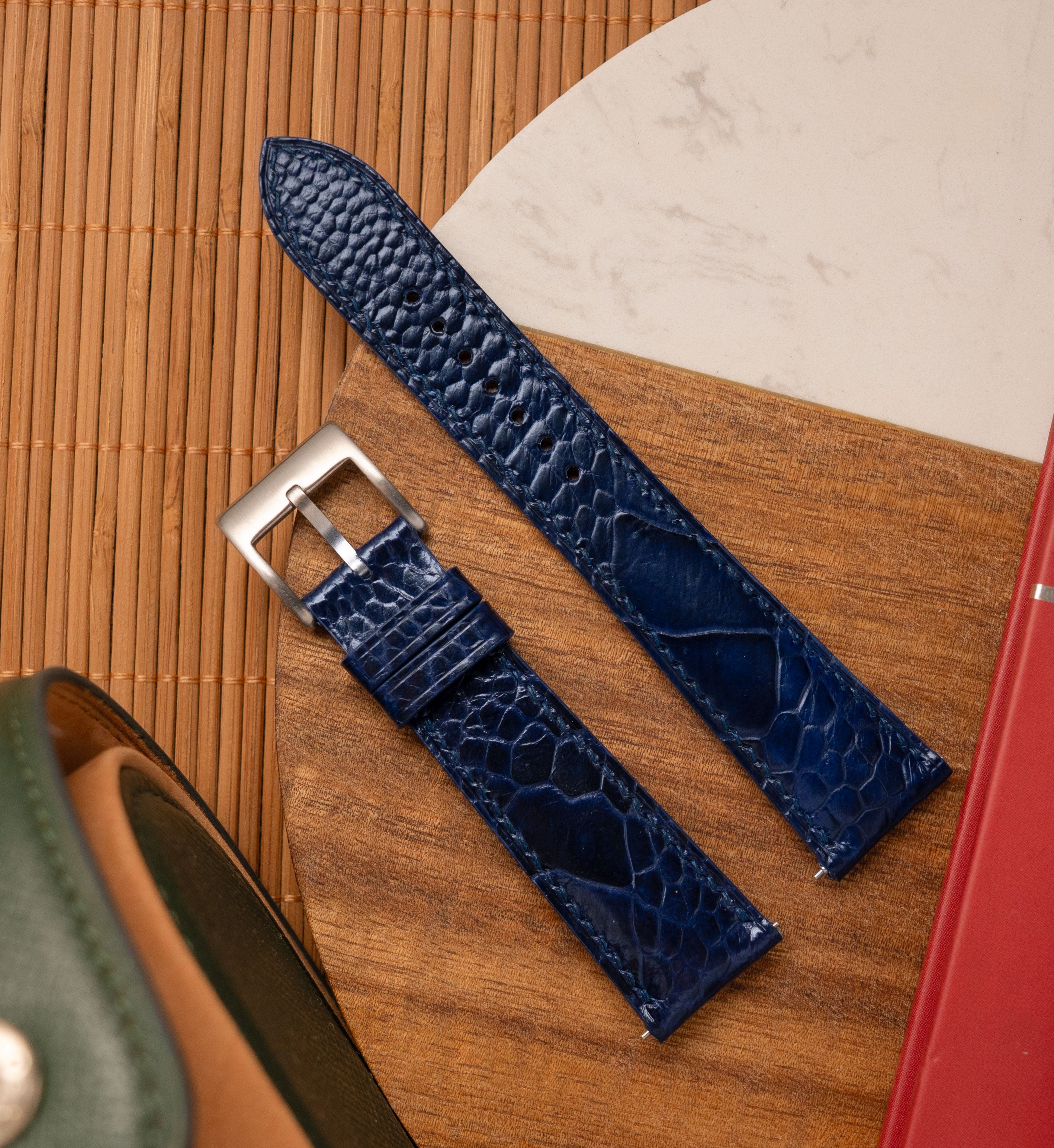 OSTRICH LEG | NAVY BLUE