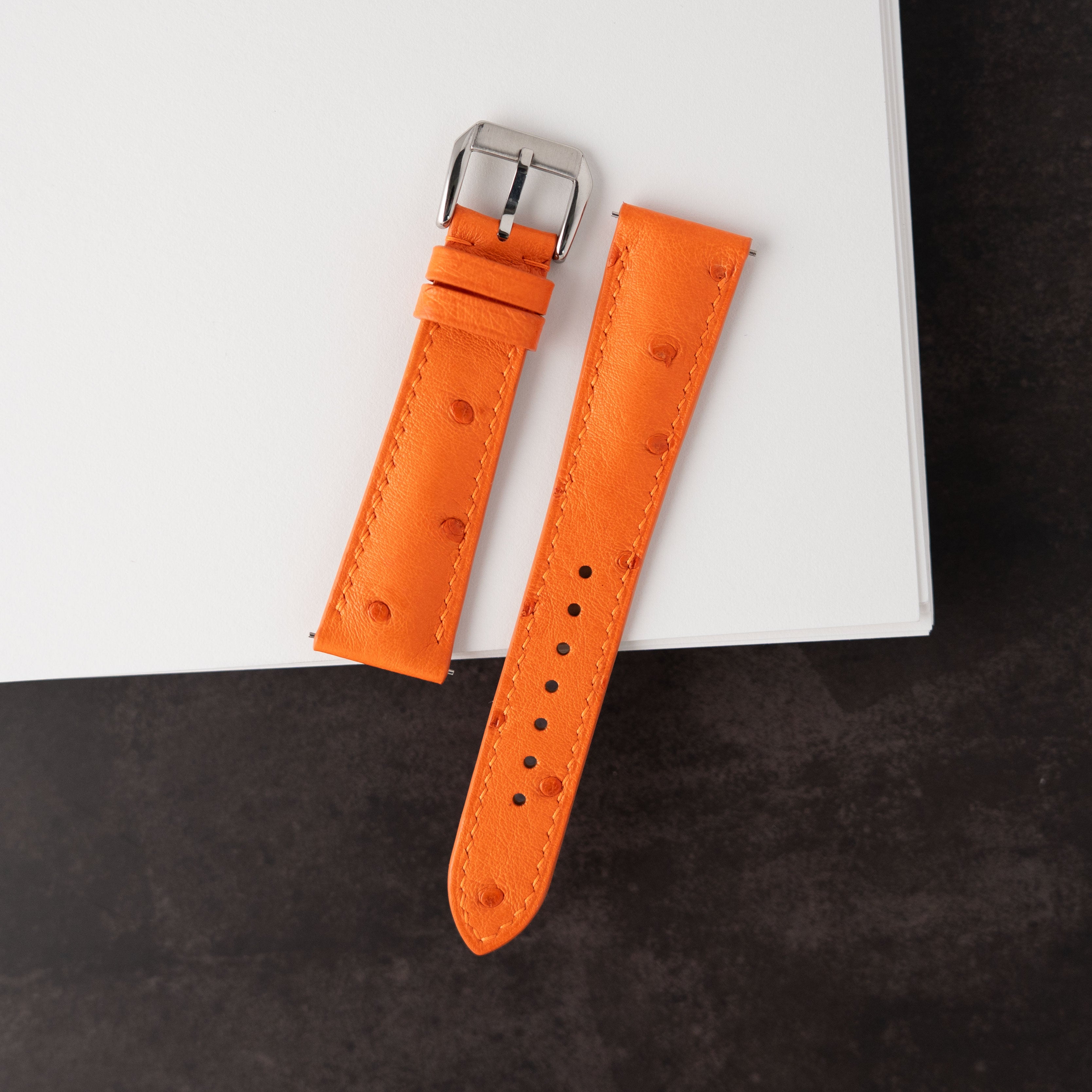 OSTRICH BELLY | ORANGE