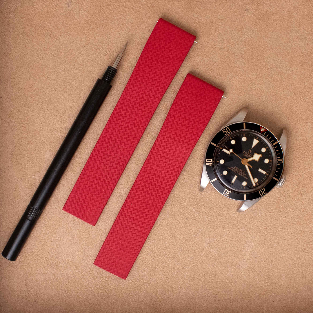 OWC CUSTOMIZABLE SIZE FKM STRAP | RED