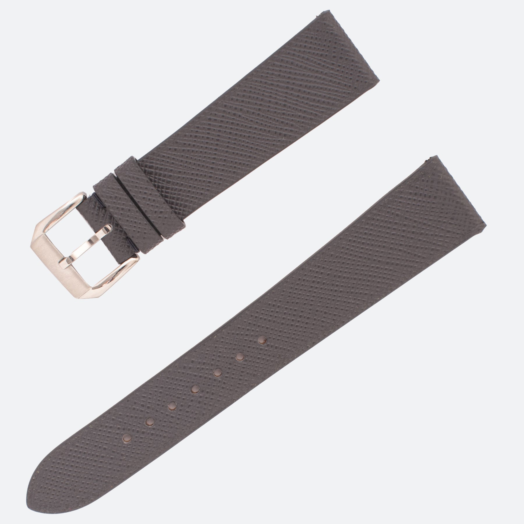 Saffiano Grey Watch Strap Grey opto watch