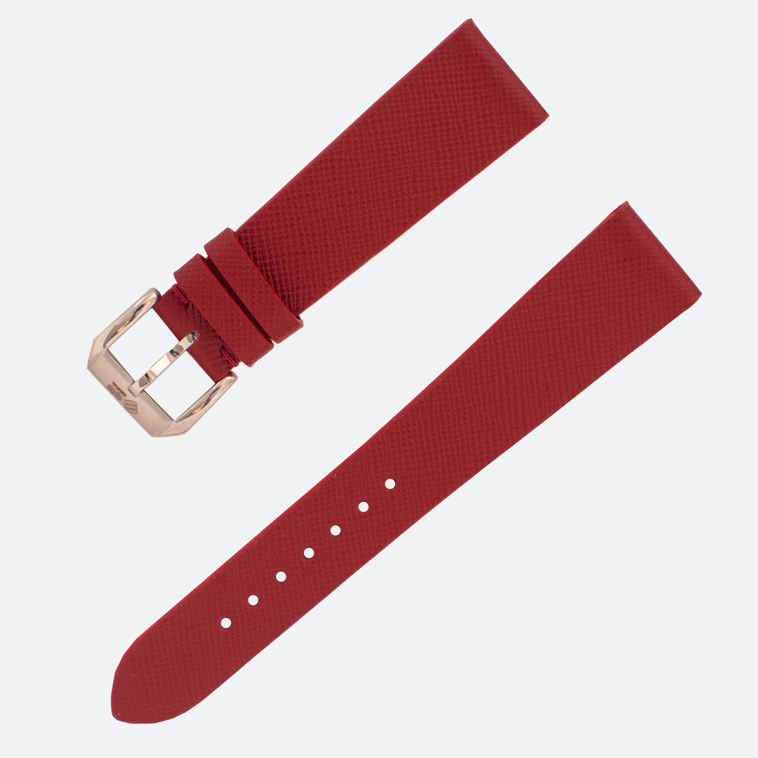 SAFFIANO STITCHLESS | RED | OPTO WATCH CO.