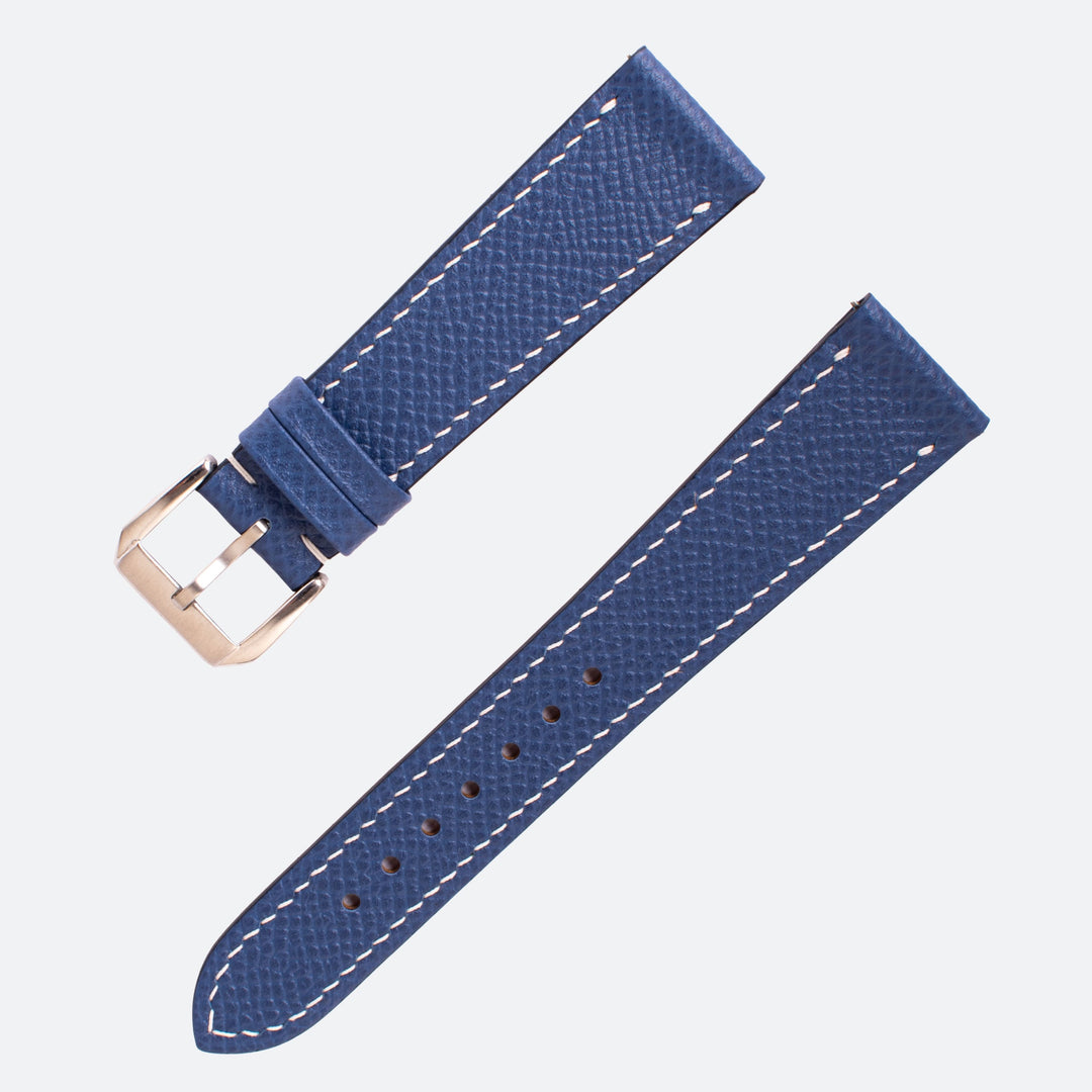 EPSOM | BLUE LEATHER WATCH STRAP | OPTO WATCH CO