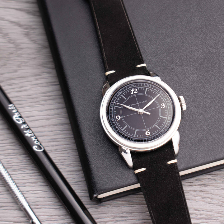 SUEDE | BLACK | OPTO WATCH CO.