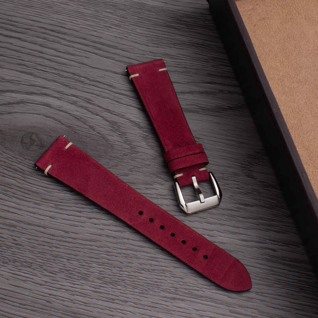 SUEDE | BURGUNDY | OPTO WATCH CO.