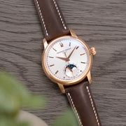 Barenia Slim Dark Brown Leather watch strap by OPTO WATCH CO., photo 1