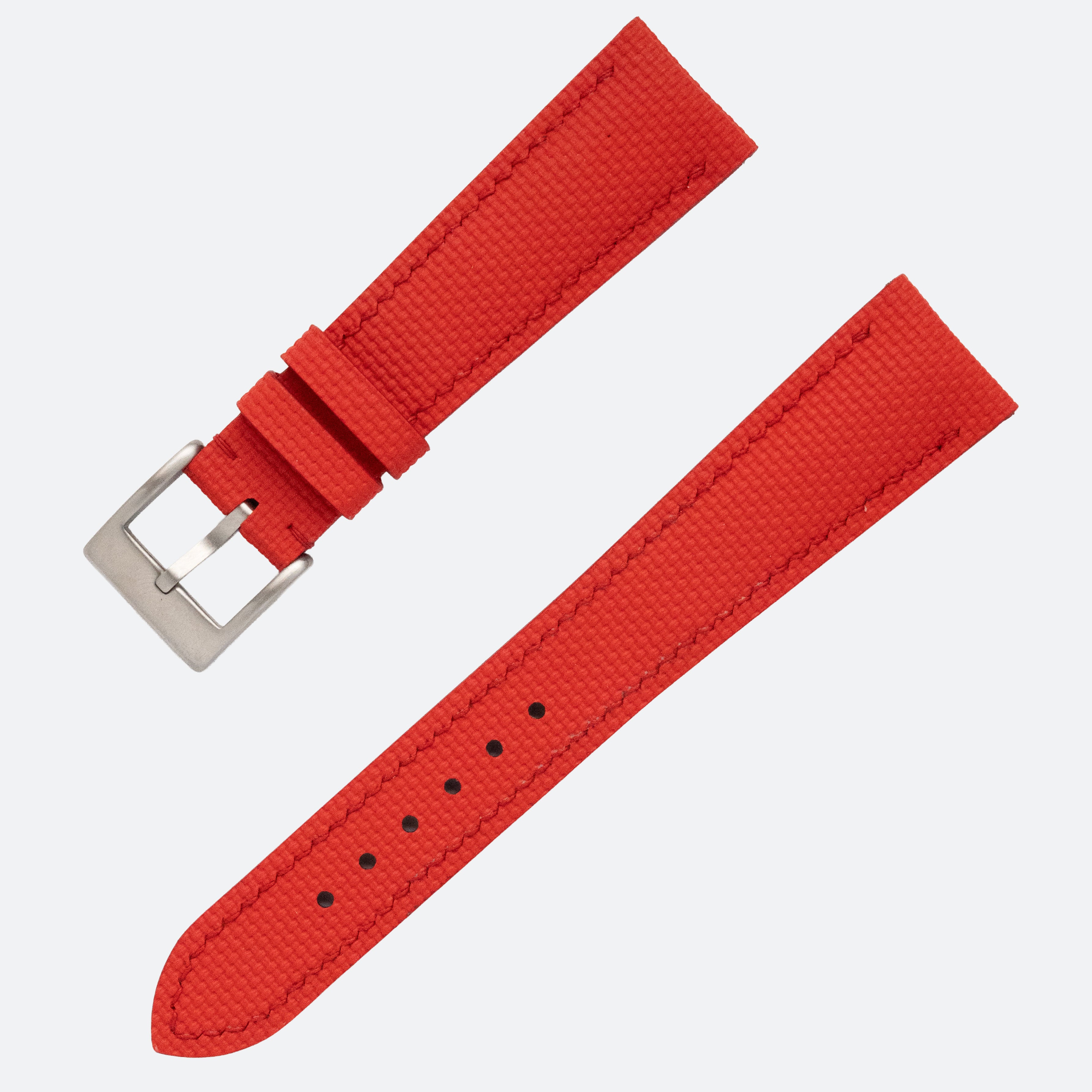 RUBBERISED SAILCLOTH STRAP | RED