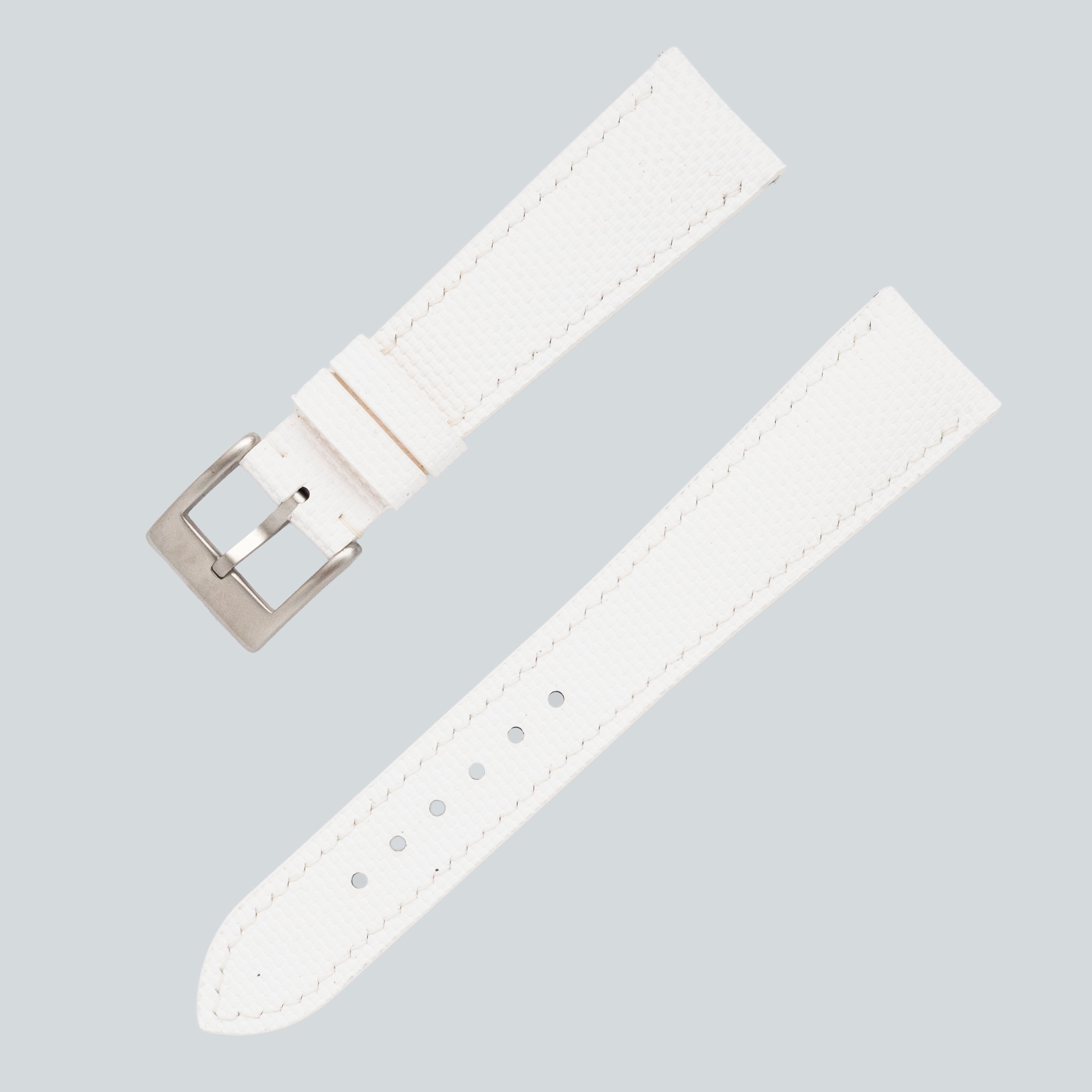 RUBBERISED SAILCLOTH STRAP | WHITE