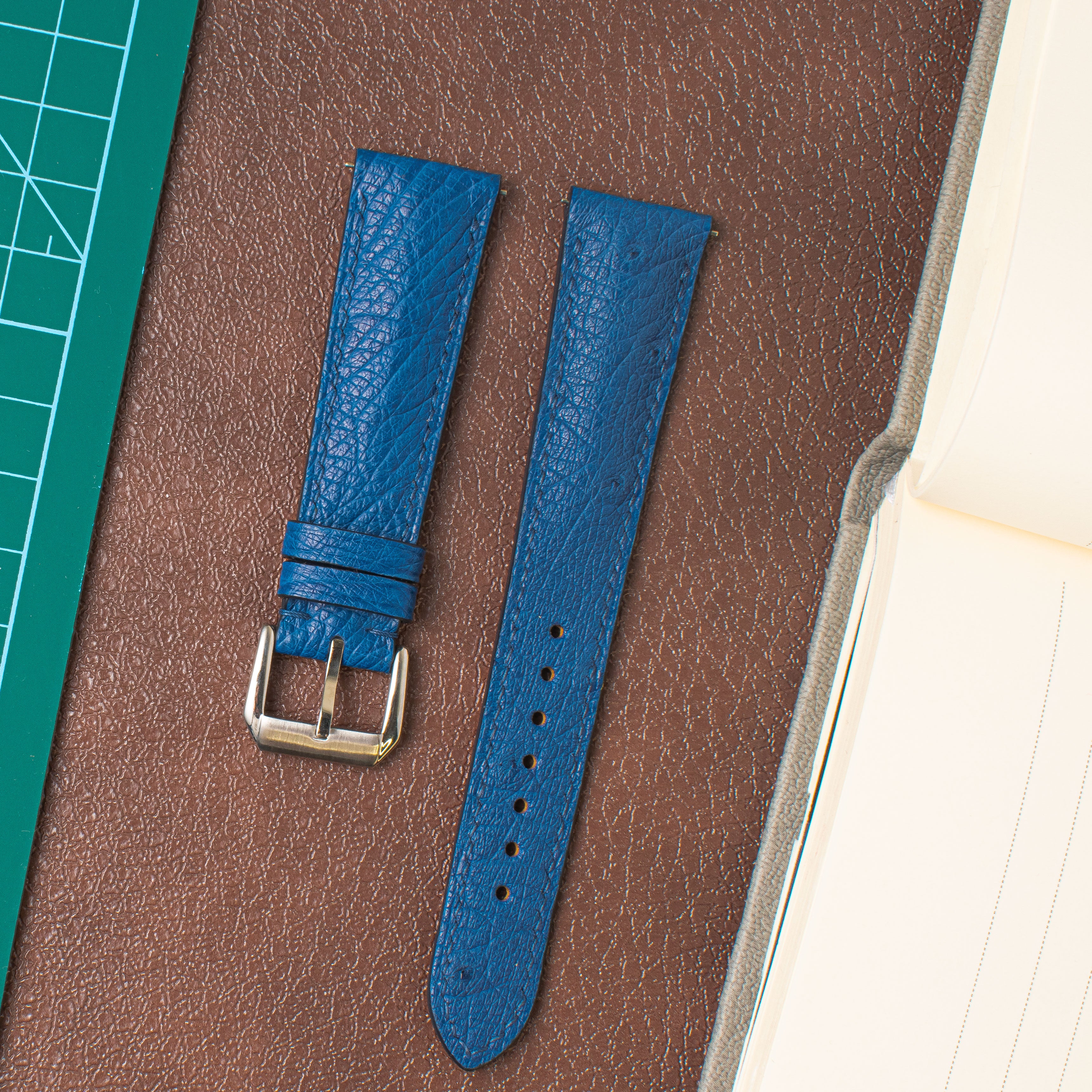 OSTRICH BELLY | BLUE