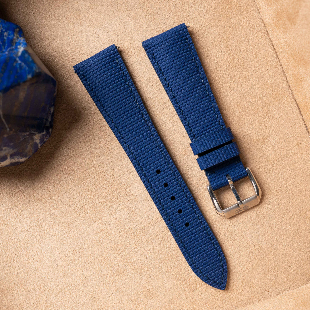 RUBBERISED SAILCLOTH STRAP | NAVY