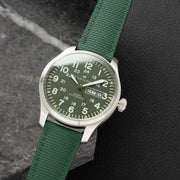 RUBBERISED SAILCLOTH STRAP | GREEN