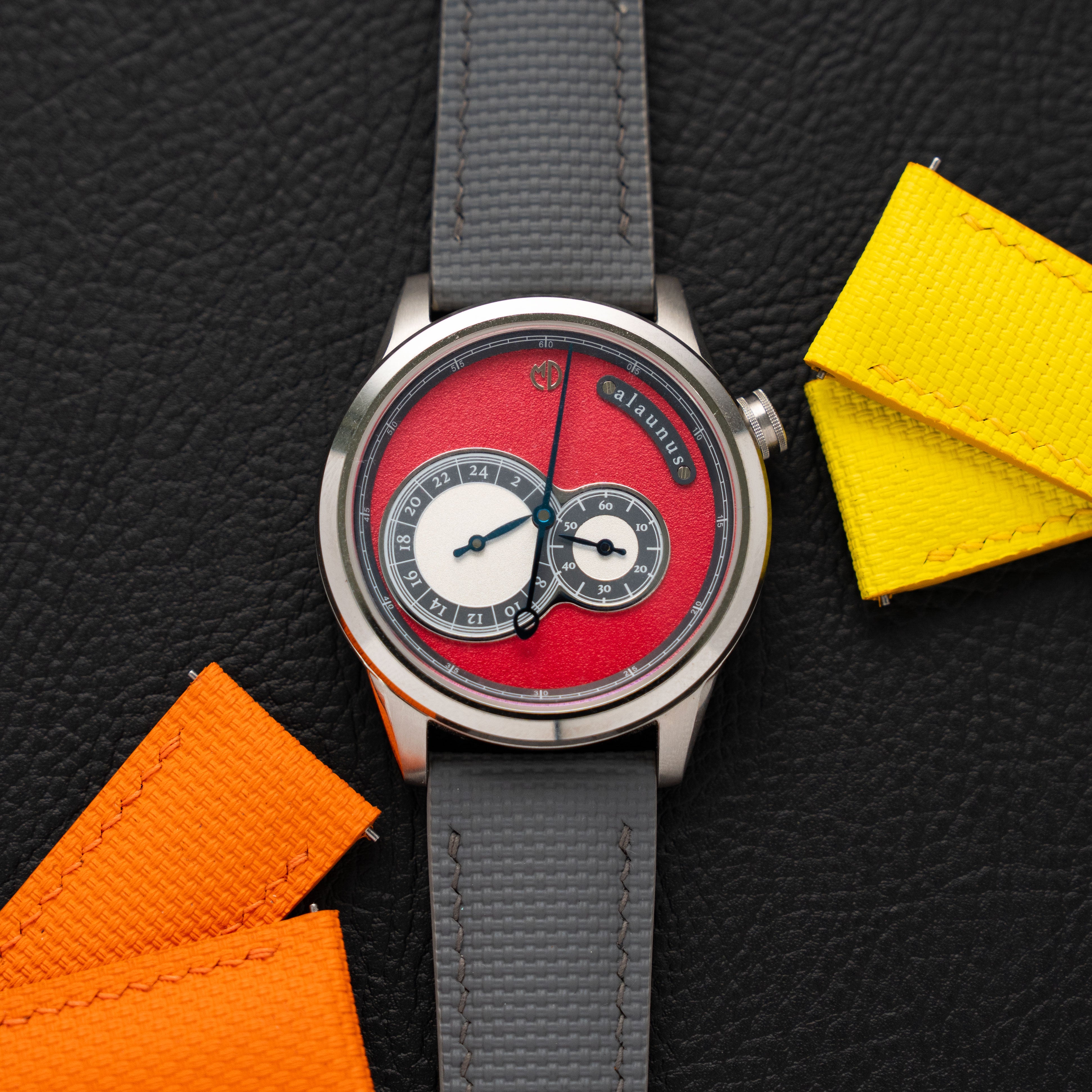 RUBBERISED SAILCLOTH STRAP | GREY