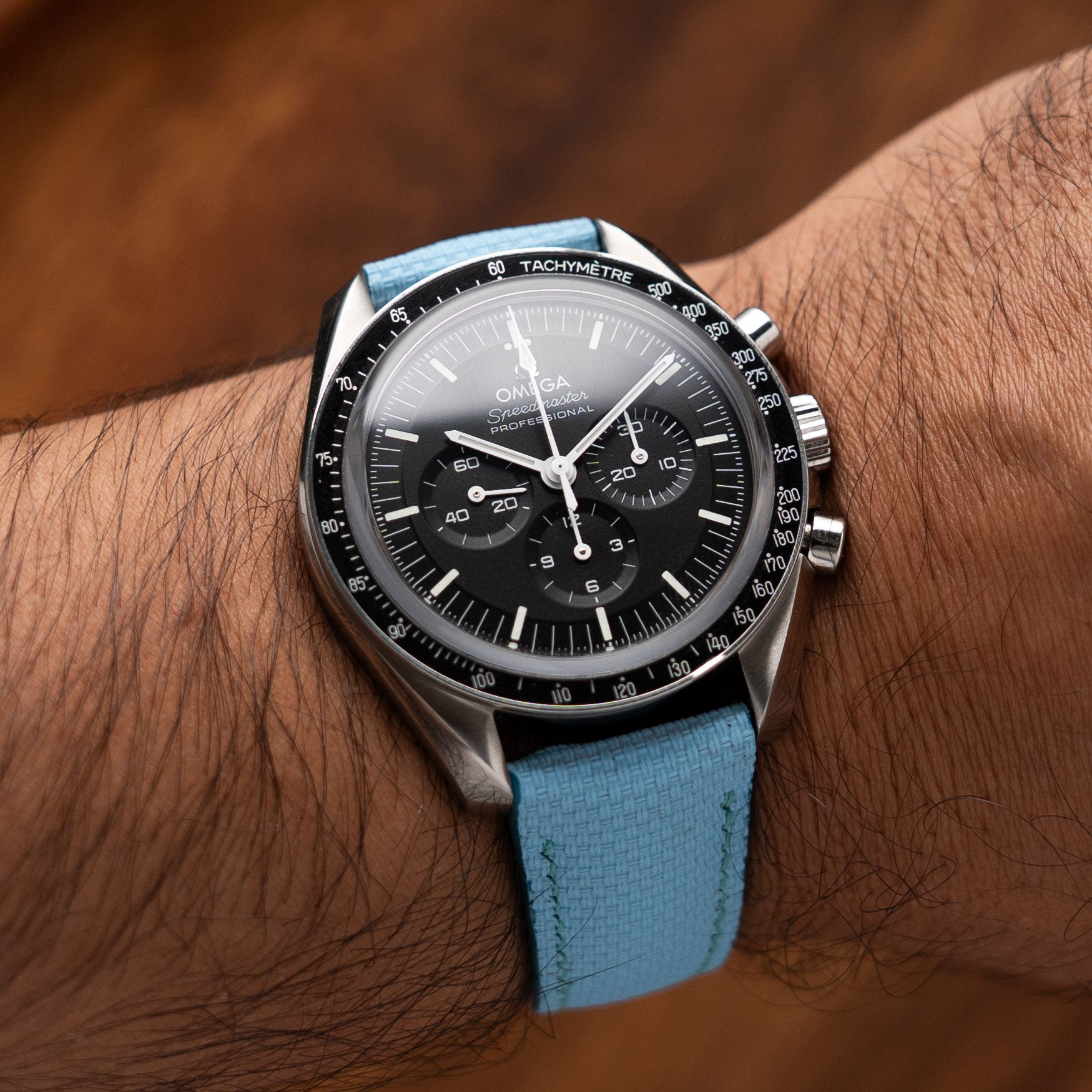 RUBBERISED SAILCLOTH STRAP | LIGHT BLUE