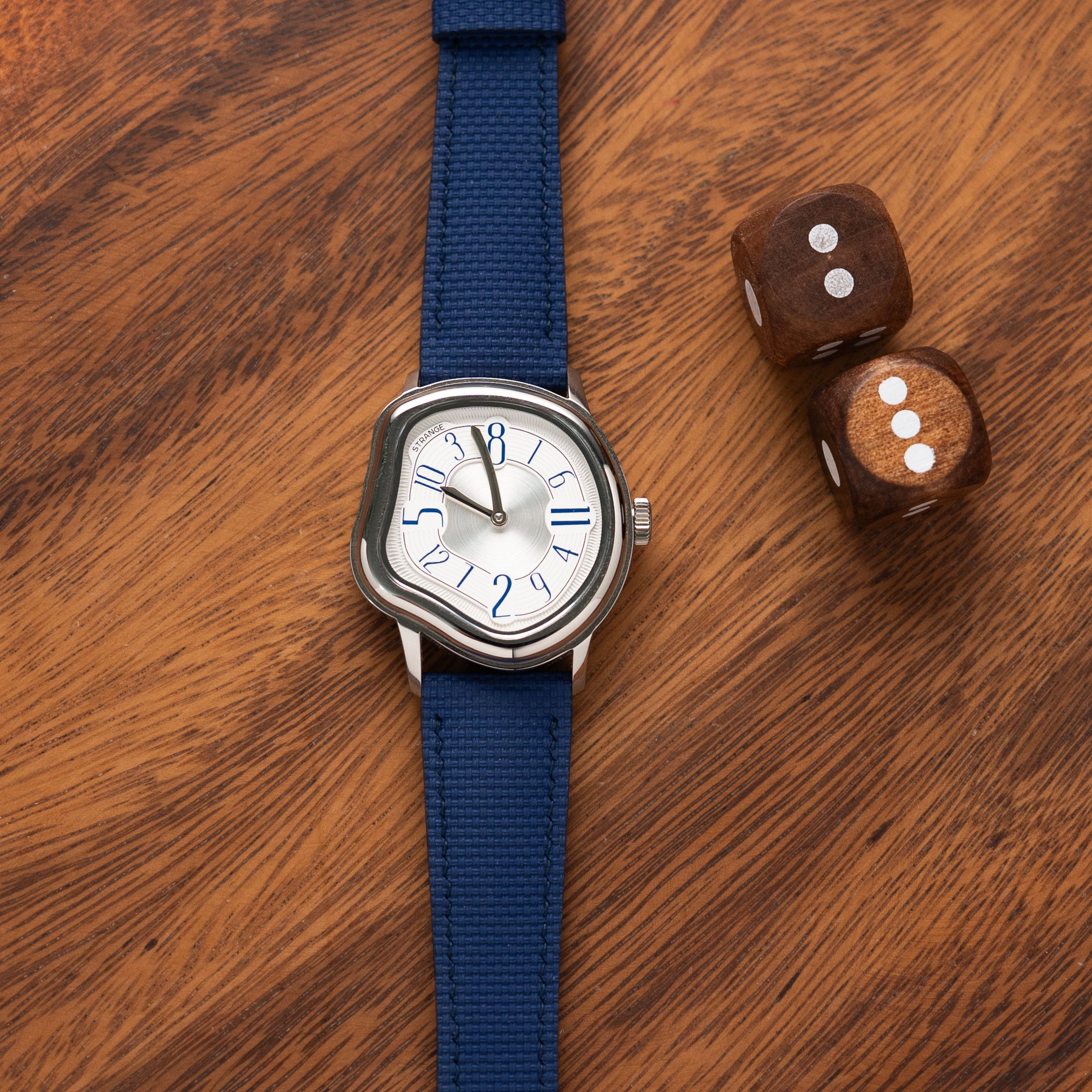 RUBBERISED SAILCLOTH STRAP | NAVY