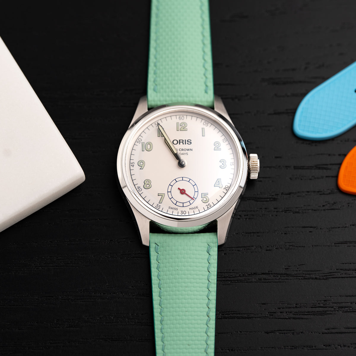 RUBBERISED SAILCLOTH STRAP | MINT GREEN