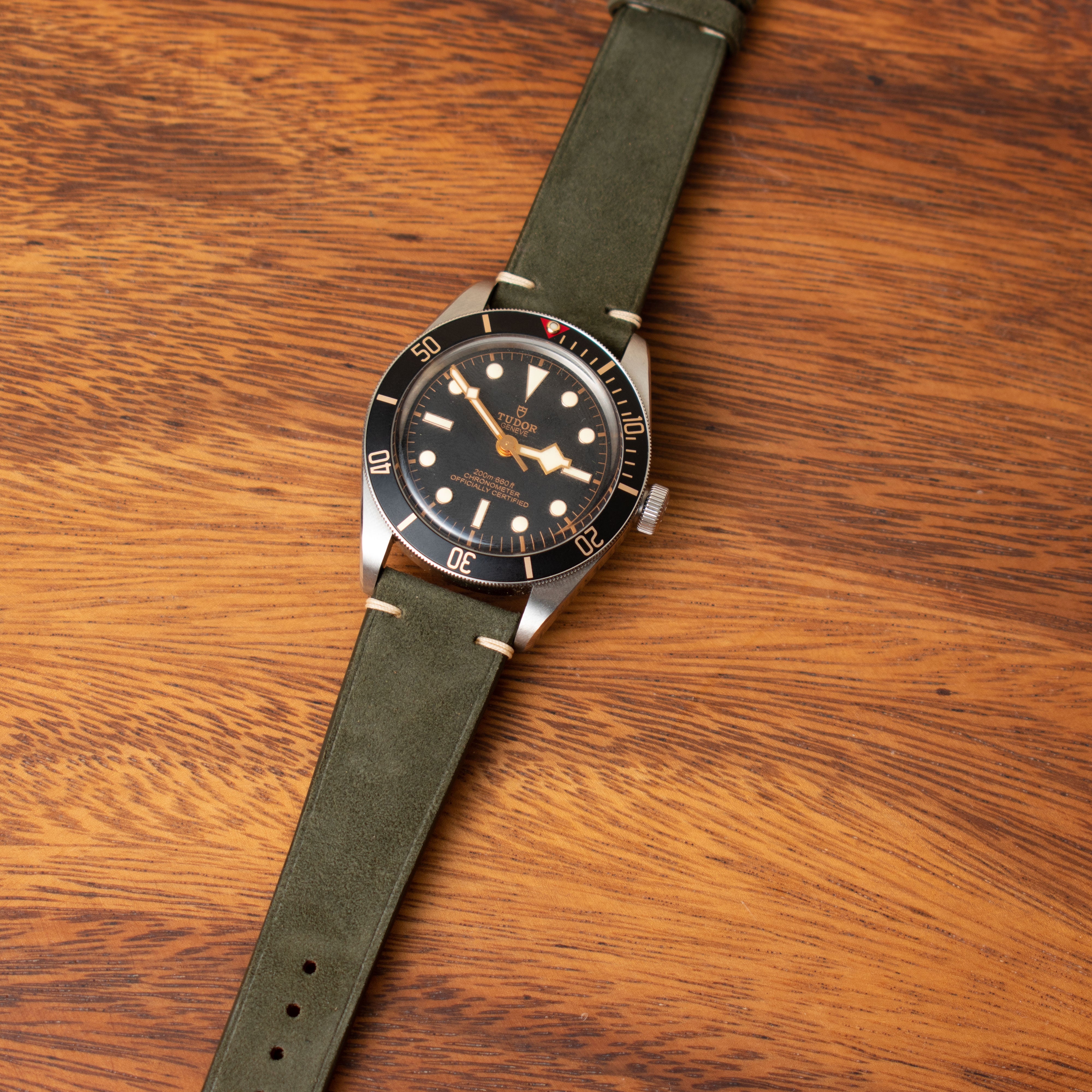 SUEDE | OLIVE GREEN | OPTO WATCH CO.