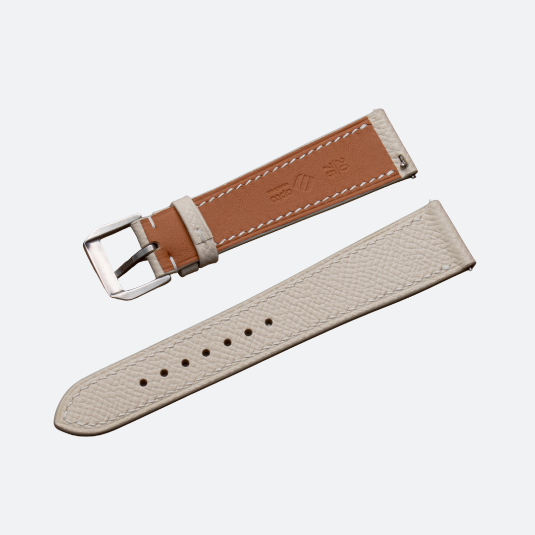 EPSOM | CREAM LEATHER WATCH STRAP | OPTO WATCH CO