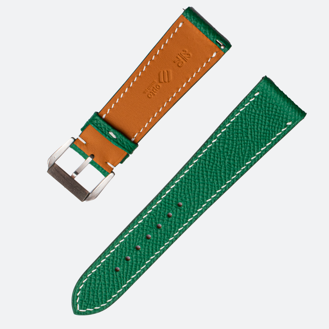 EPSOM | LUSH GREEN LEATHER WATCH STRAP | OPTO WATCH CO
