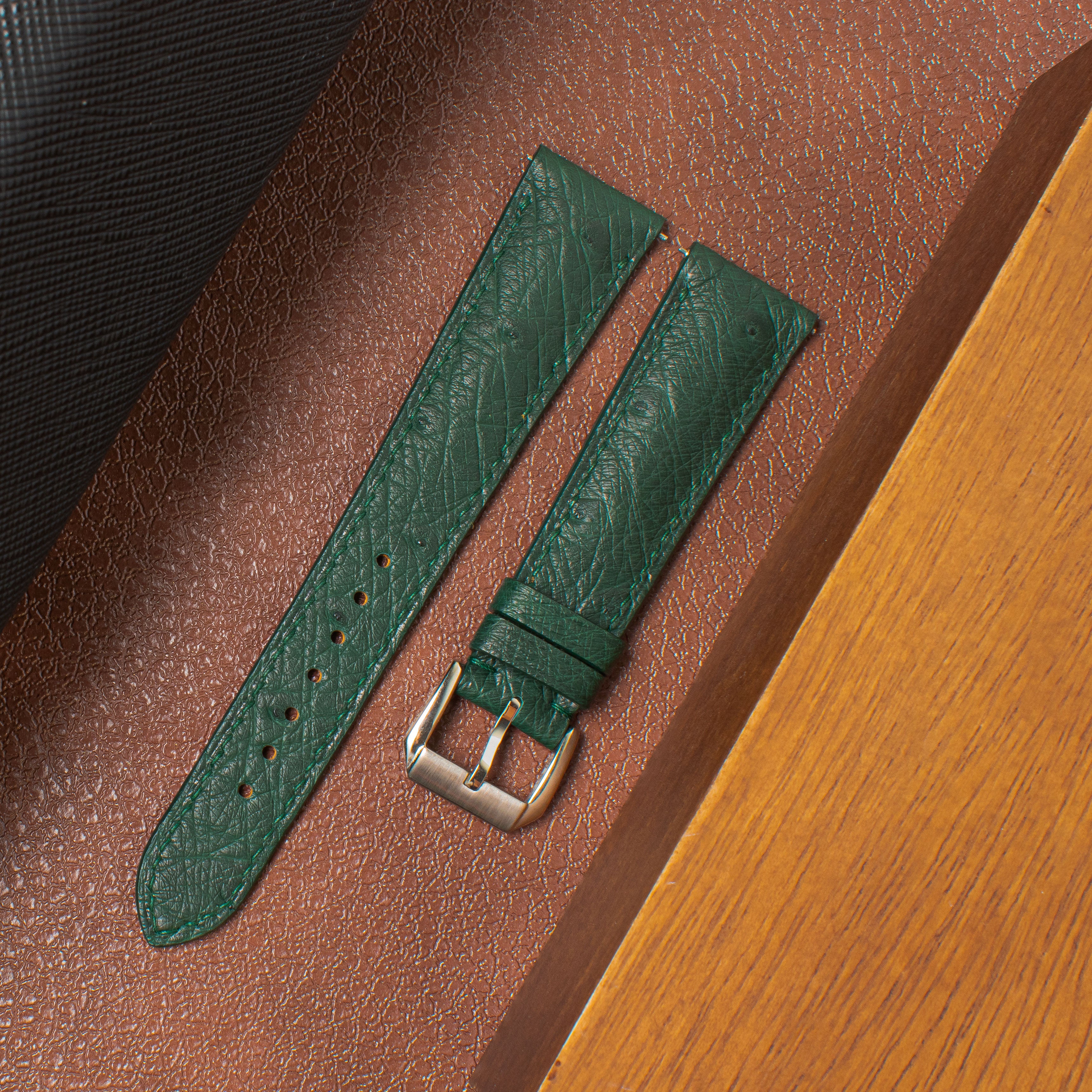 OSTRICH BELLY | GREEN