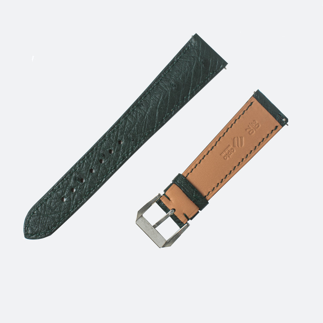 OSTRICH BELLY | GREEN | OPTO WATCH CO.