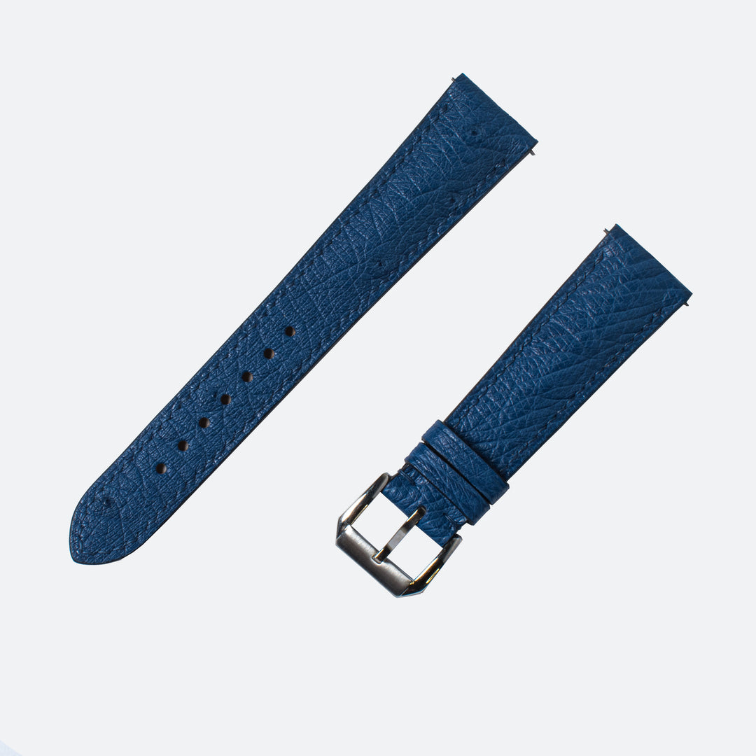 OSTRICH BELLY | BLUE | OPTO WATCH CO.