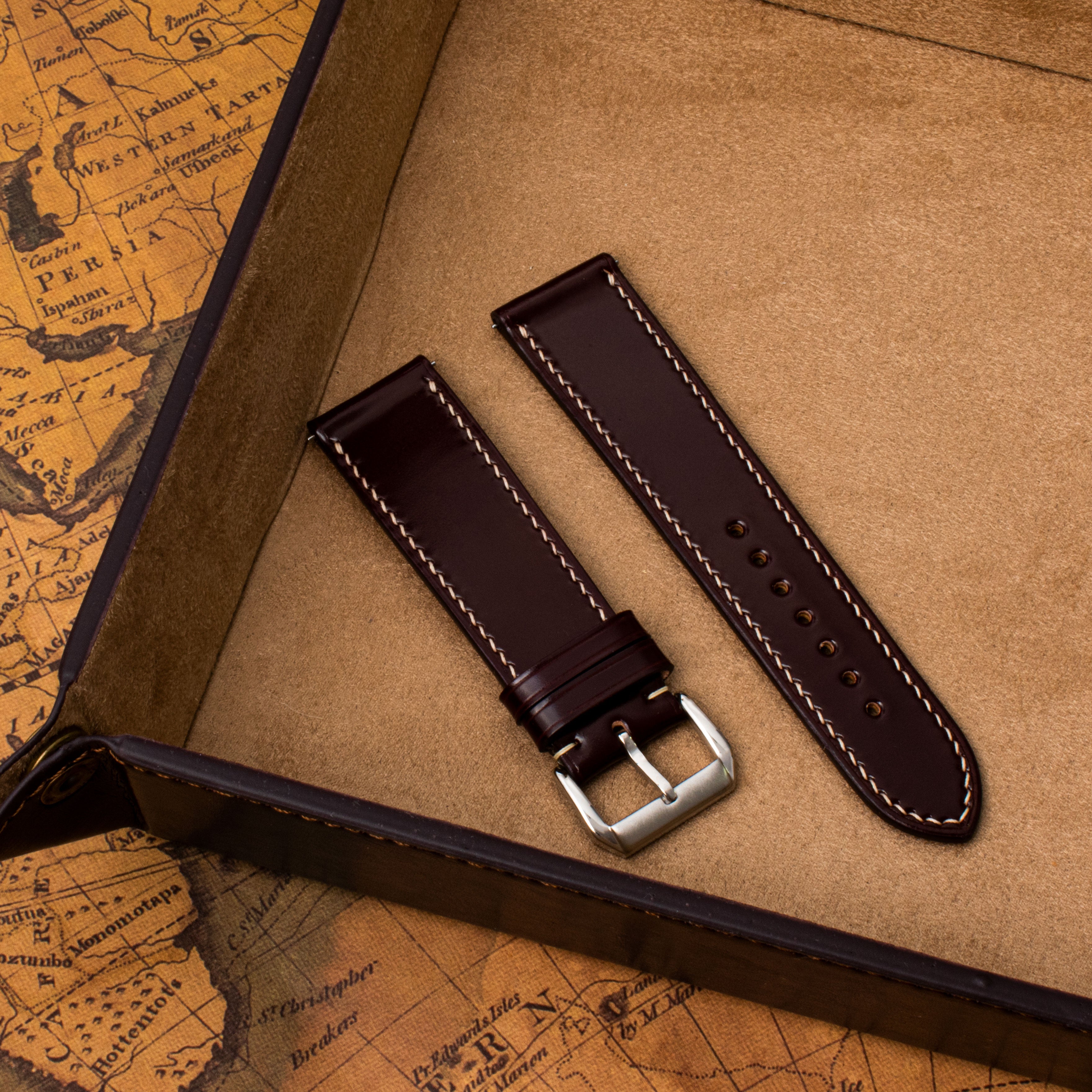 SHELL CORDOVAN | DARK BROWN | OPTO WATCH CO