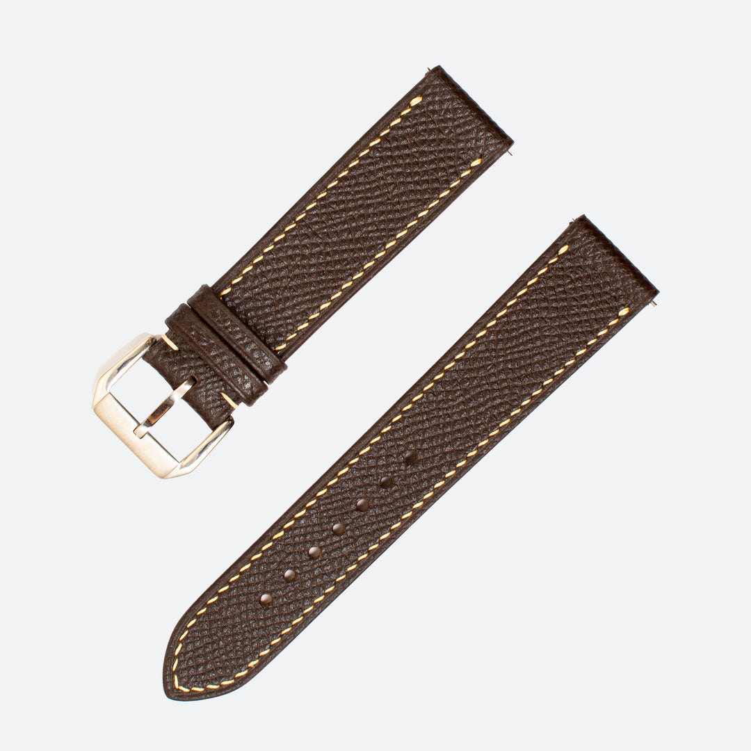 EPSOM | BROWN LEATHER WATCH STRAP | OPTO WATCH CO