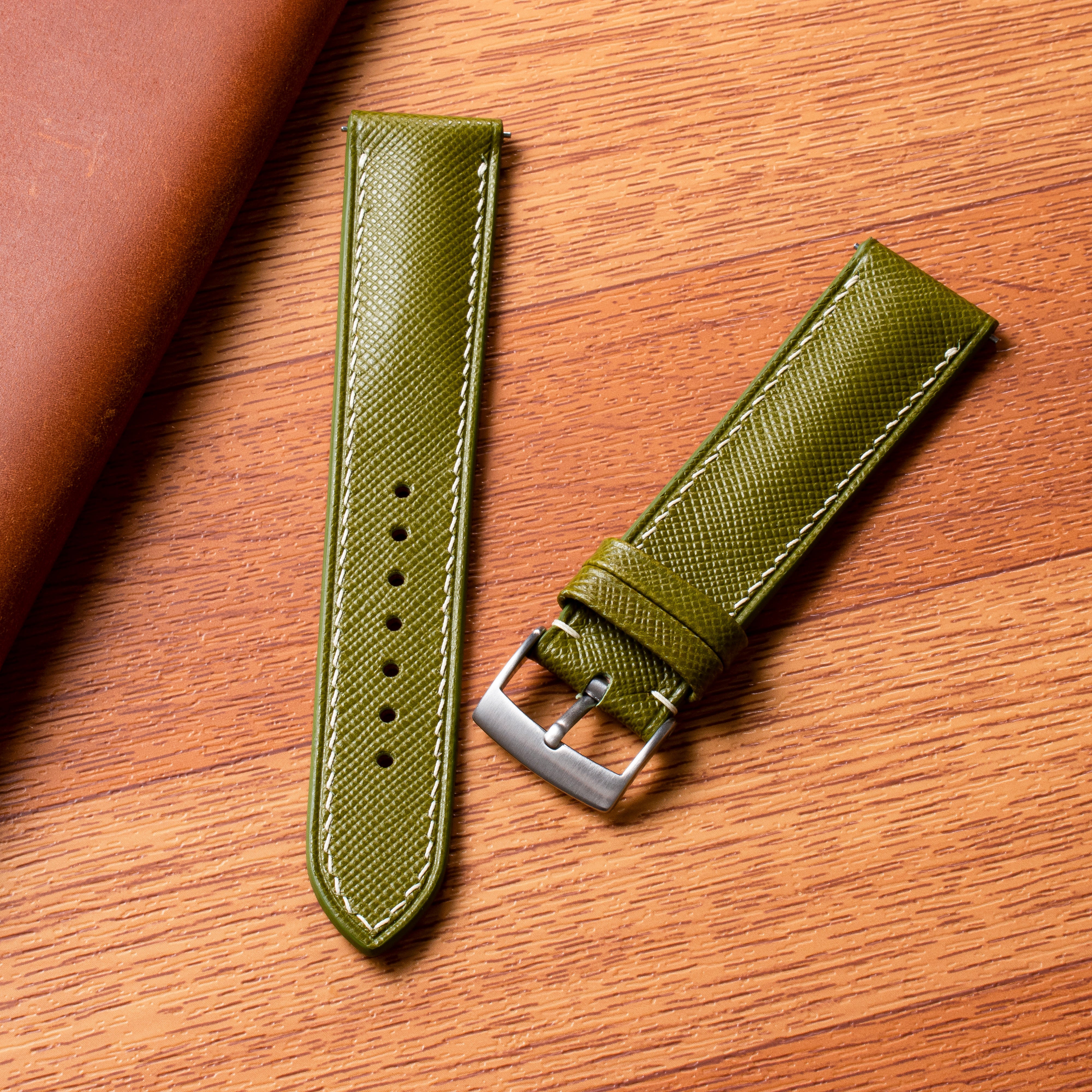 SAFFIANO | ARMY GREEN