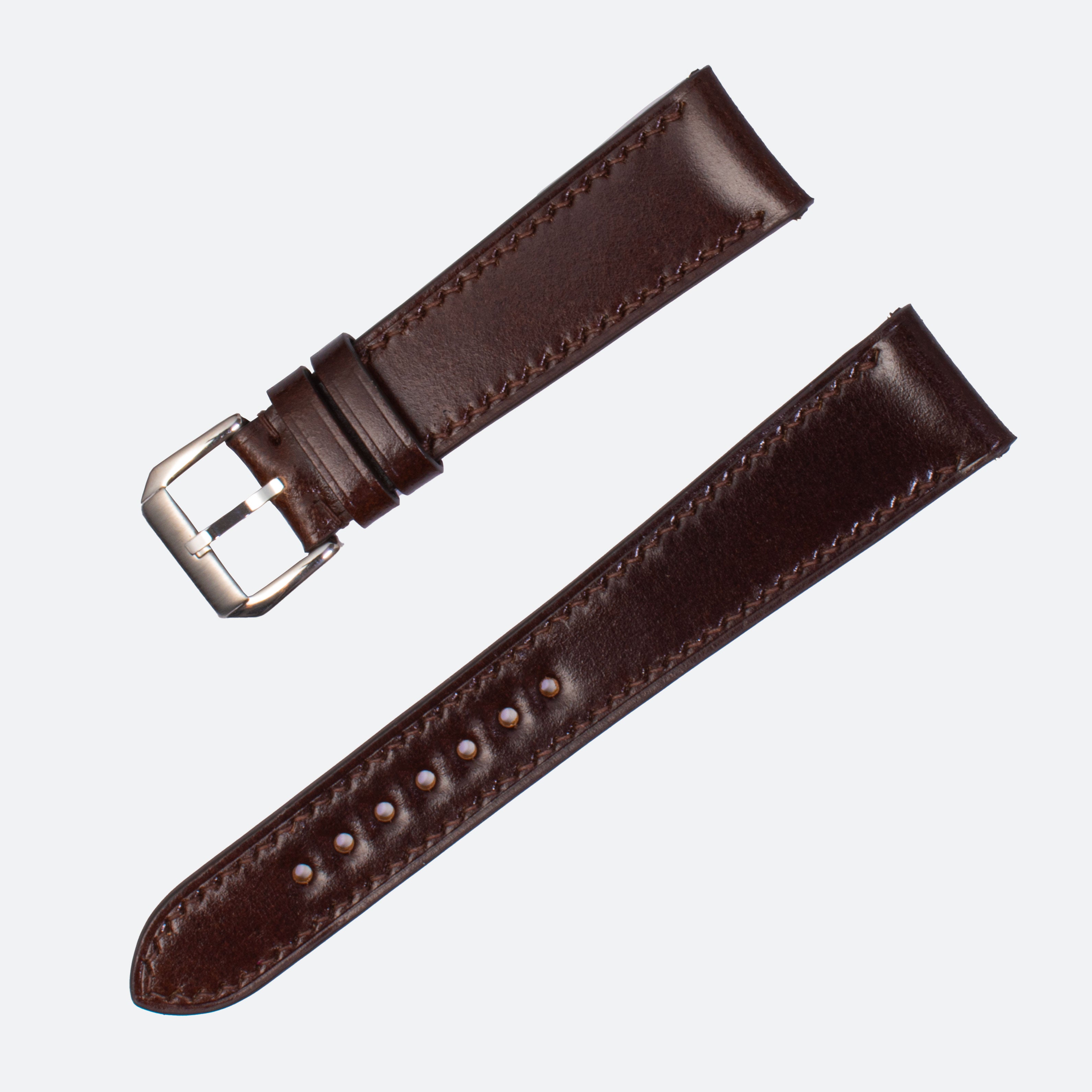 SHELL CORDOVAN SLIM | CHOCOLATE BROWN